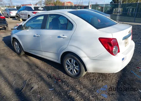 2016 Chevrolet Sonic Lt Auto from USA, damaged, VIN 1G1JC5SH2G4185904